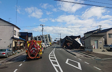 能登半島災害支援の活動写真